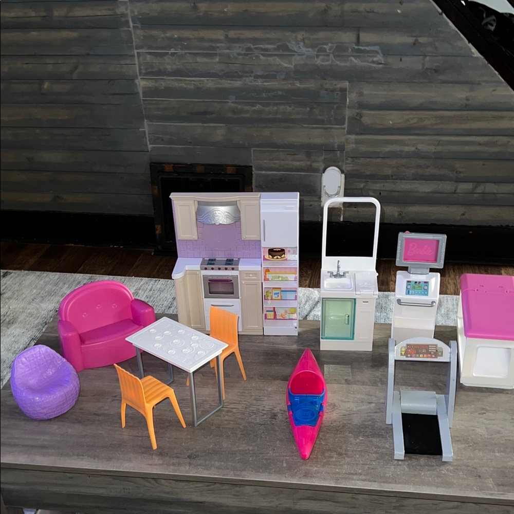 Huge Assorted Lot of Barbie Doll Furniture